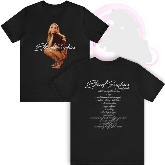 Eternal Sunshine Tracklist 2 Sided Unisex Shirt, Gift For Grande Lovers - Picture 1 of 4